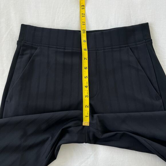 Athleta Brooklyn Ankle Activewear Pant in Black Gloss Stripe, Size 0 Tall - Picture 6 of 13